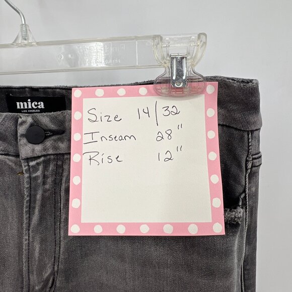 Mica Denim Super High Rise Wide Leg Jeans Size 14/32 - Picture 14 of 15